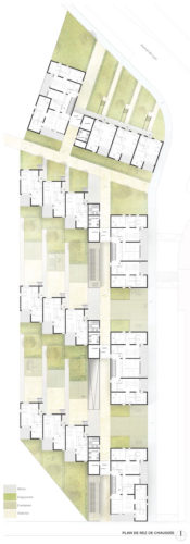 64 logements sociaux, éco quartier Pont du chateau