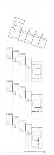 64 logements sociaux, éco quartier Pont du chateau